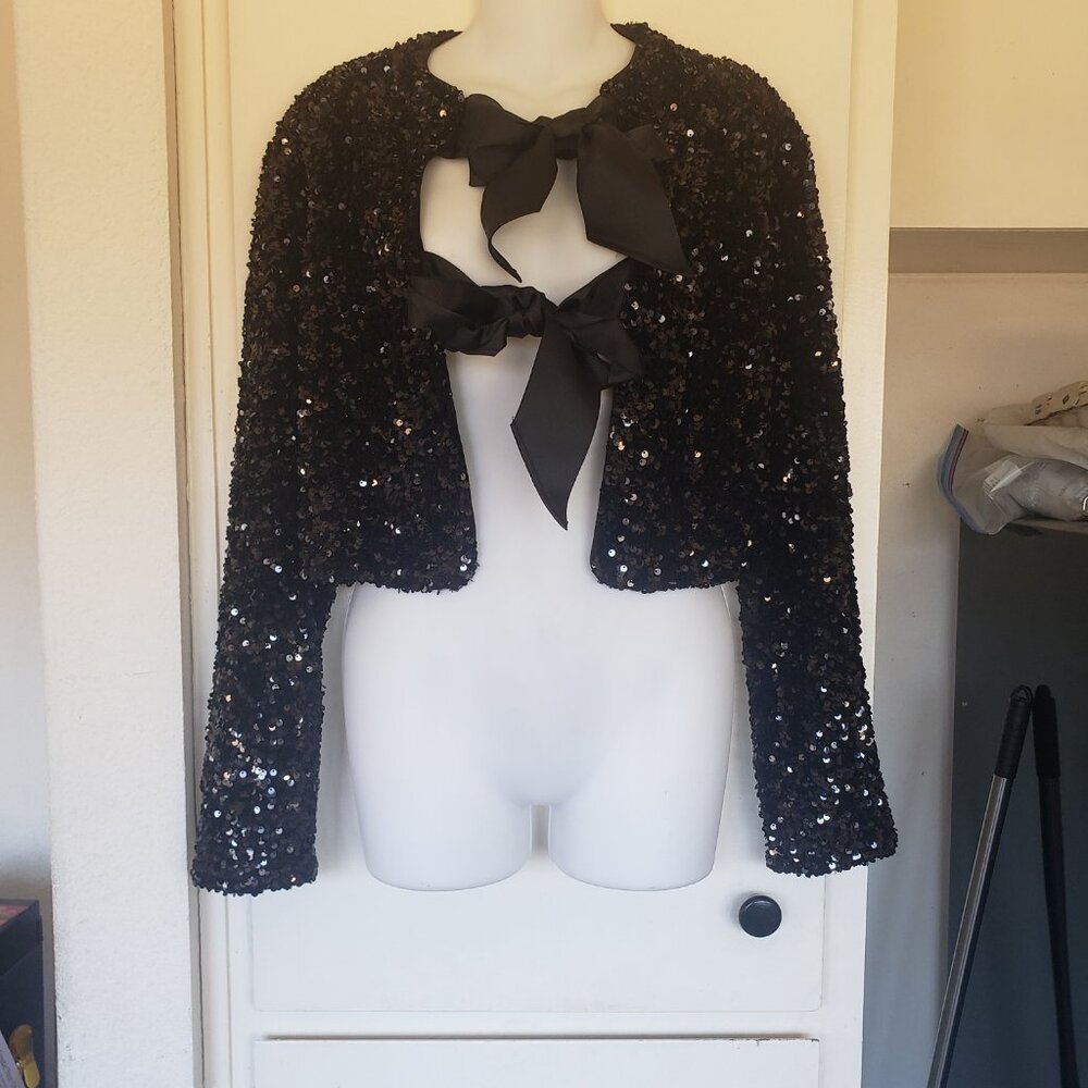 H & M Sequin Jacket Size XS